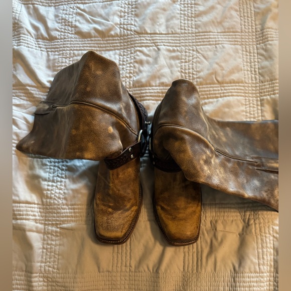Free Bird Timber Brown Leather Knee-High Boots - Picture 4 of 9